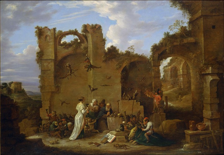The Temptation of Saint Anthony a David Teniers