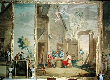The Game of Cards a David Teniers