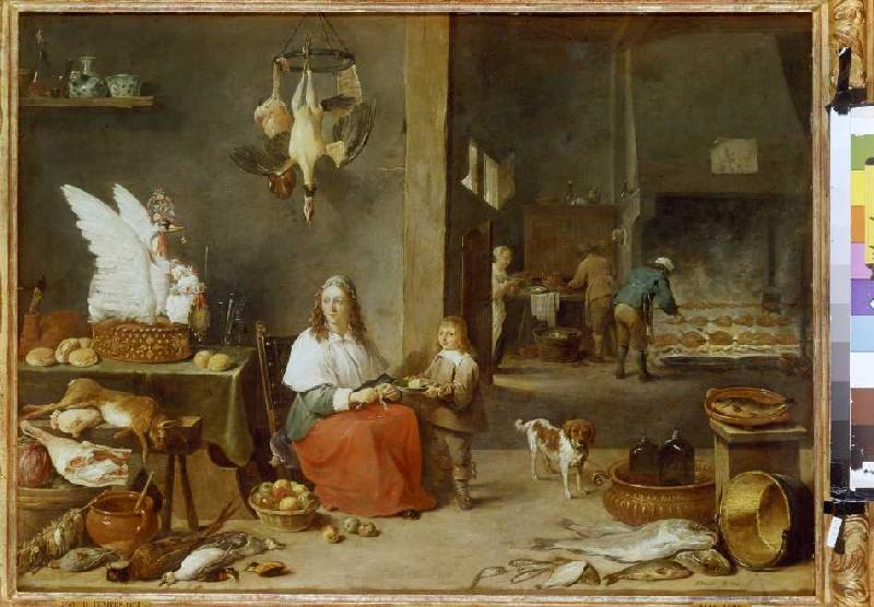 Kitchens inside. a David Teniers