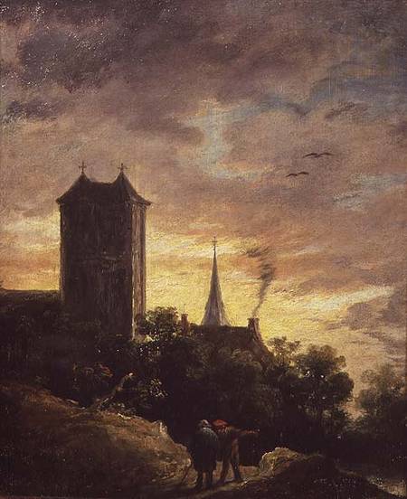 Landscape with a Tower a David Teniers