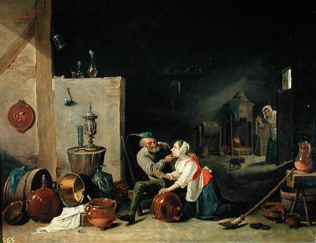 The Old Man and the Servant a David Teniers