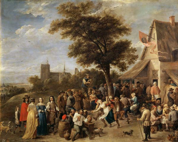 Peasants Merry-Making a David Teniers