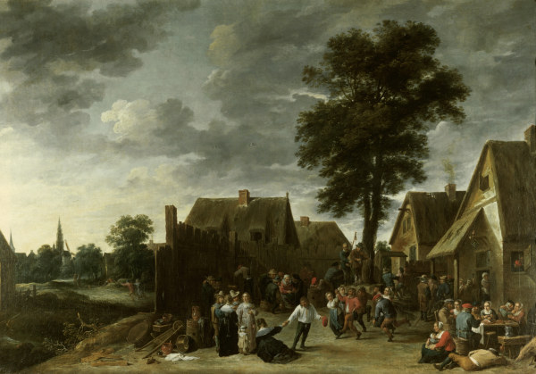 Teniers the Younger / Fair at Inn / 1641 a David Teniers