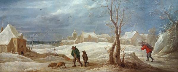 David Teniers d.J., Winterlandschaft