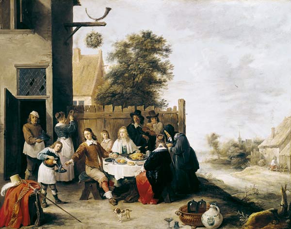 The Feast of the Prodigal Son a David Teniers