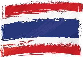 Grunge Thailand flag