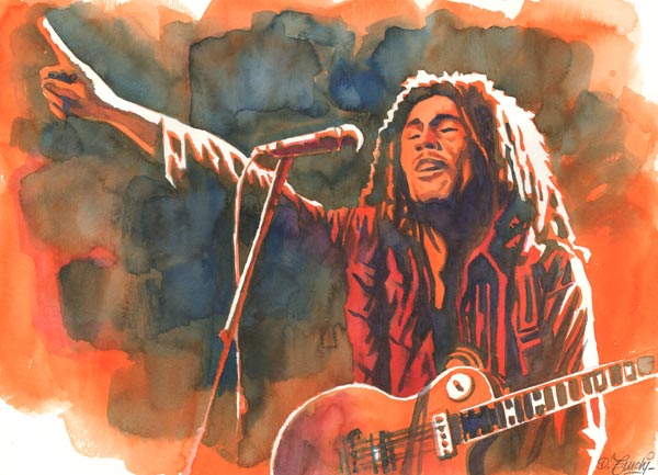 Bob Marley42 x 30 cm a Denis Truchi