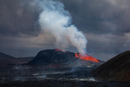 Geldingadalir Volcano in Iceland
