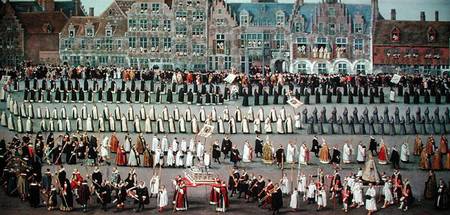 The Ommeganck in Brussels in 1615: Procession of Notre Dame de Sablon a Denys van Alsloot