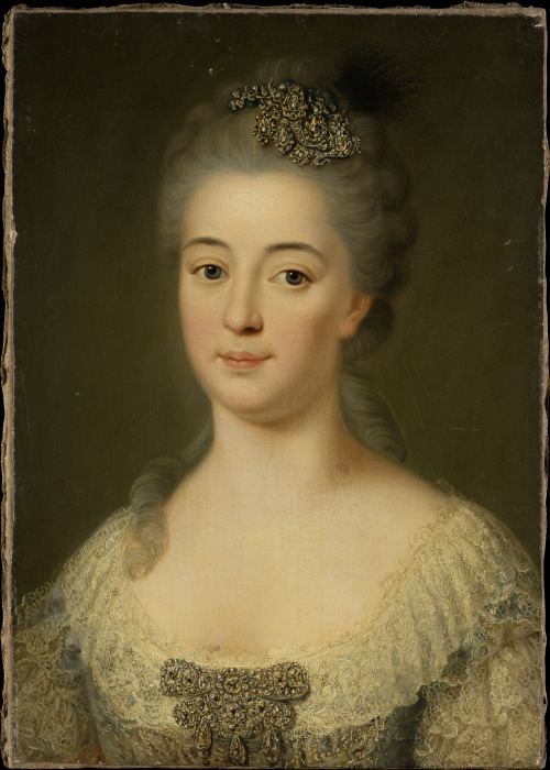 Portrait of Marie Friederike Caroline von Geispigheim a Deutscher (Hessischer?) Meister um 1750