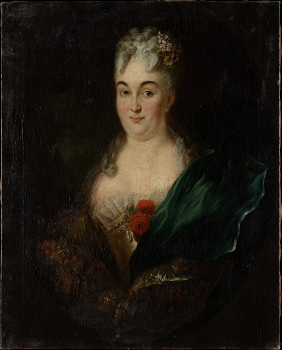 Portrait of Maria Justina von Lersner a Deutscher Meister des ersten Drittels des 18. Jahrhunderts