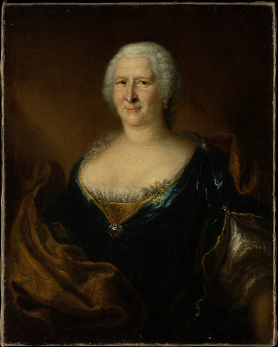 Portrait of Anna Sybilla von Holzhausen, née zum Jungen a Deutscher Meister um 1740/1750
