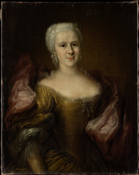 Portrait of Eleonore Ernestine von Ponikau, née von Holzhausen a Deutscher Meister um 1740/1750