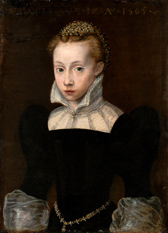 Portrait of Margarethe von Holzhausen a Deutscher Meister von 1565