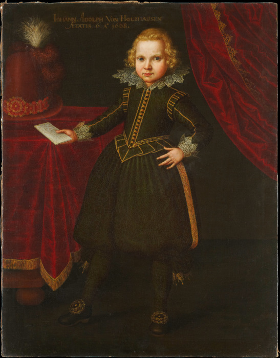 Portrait of Johann Adolf von Holzhausen a Deutscher Meister von 1608
