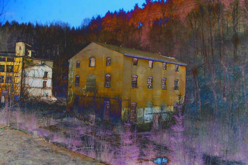 Verfallene Fabrik im Erzgebirge I a Christophe Didillon