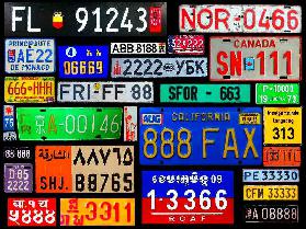 Autokennzeichen aus aller Welt