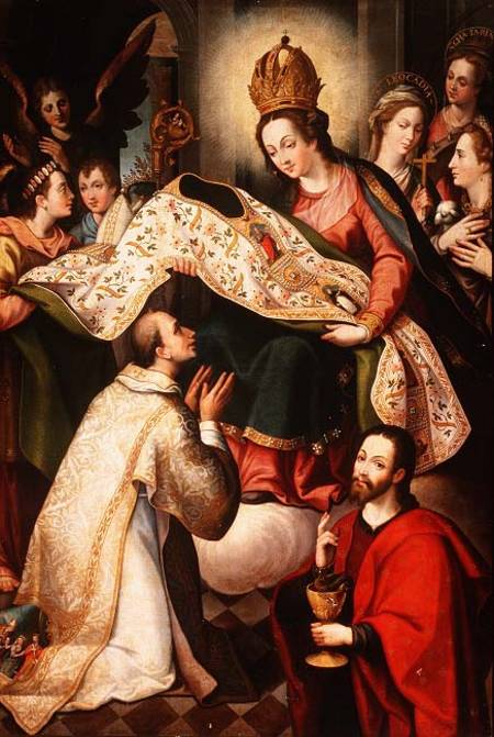 Presentation of the Cope to St. Ildefonsus a Diego de Aguilar