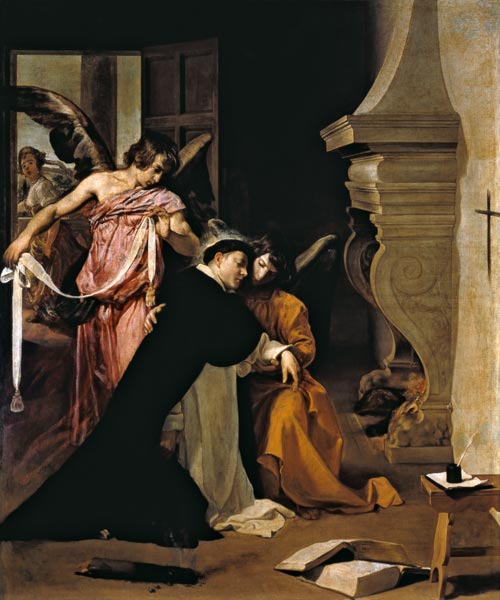 Temptation of St.Thomas Aquinas a Diego Rodriguez de Silva y Velázquez