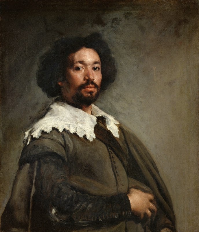 Portrait von Juan de Pareja. a Diego Rodriguez de Silva y Velázquez