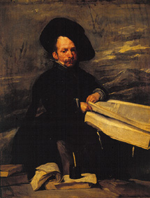 Portrait of the court jester Don Diego de Acedo of El Primo. a Diego Rodriguez de Silva y Velázquez