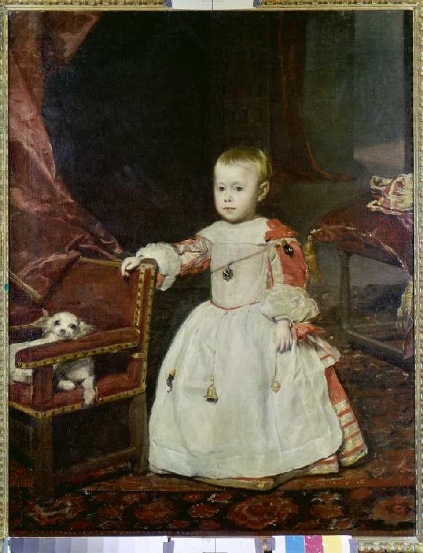 Infant Philipp Prosper a Diego Rodriguez de Silva y Velázquez