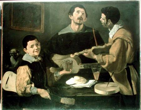 Three Musicians a Diego Rodriguez de Silva y Velázquez