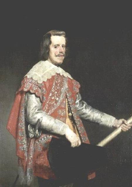 Philip IV, King of Spain a Diego Rodriguez de Silva y Velázquez