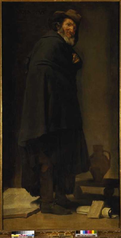 The philosopher Menippus. a Diego Rodriguez de Silva y Velázquez