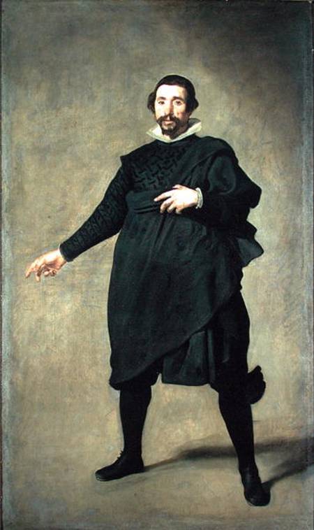 Portrait of the Buffoon Pablo de Valladolid a Diego Rodriguez de Silva y Velázquez