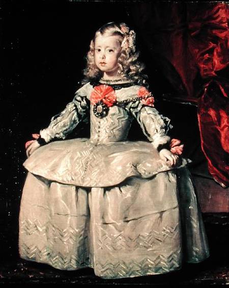 Portrait of the Infanta Margarita (1651-73) Aged Five a Diego Rodriguez de Silva y Velázquez