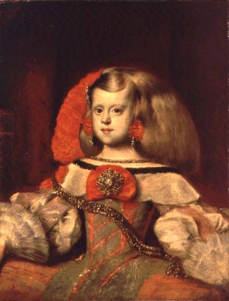 Portrait of the Infanta Margarita a Diego Rodriguez de Silva y Velázquez