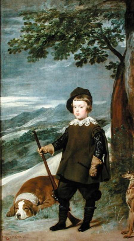 Prince Balthasar Carlos (1629-49) Dressed as a Hunter a Diego Rodriguez de Silva y Velázquez