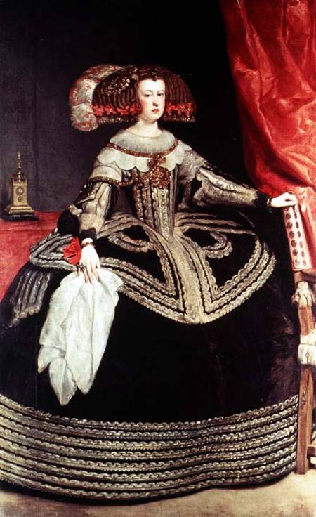 Queen Maria Anna of Spain (1635-96), wife of King Philip IV of Spain (1605-65) a Diego Rodriguez de Silva y Velázquez