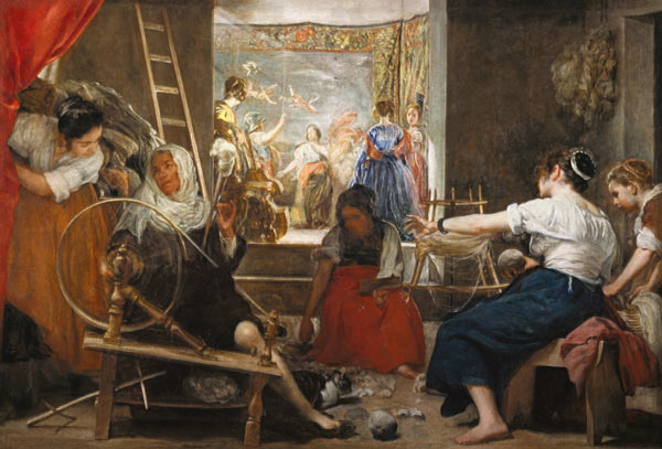 The Spinners, or The Fable of Arachne a Diego Rodriguez de Silva y Velázquez