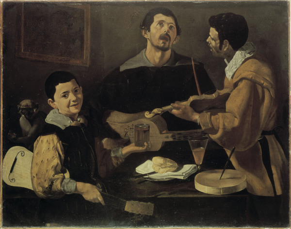 Velazquez / Three Musicians / c.1616/20 a Diego Rodriguez de Silva y Velázquez