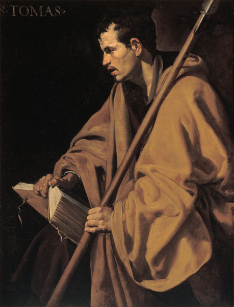 Velázquez / Thomas the Apostle a Diego Rodriguez de Silva y Velázquez