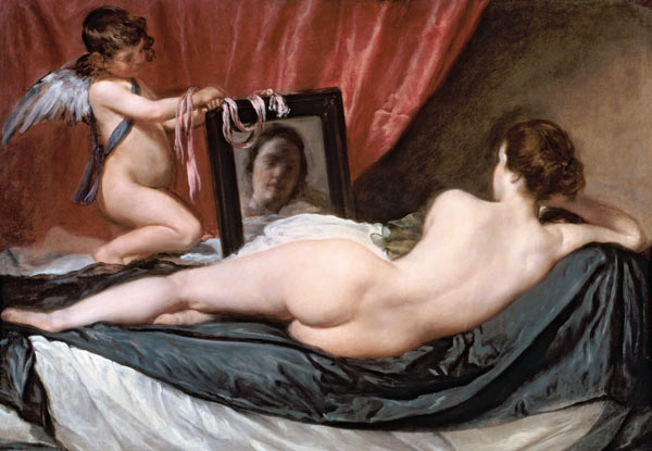 Venus with mirror a Diego Rodriguez de Silva y Velázquez