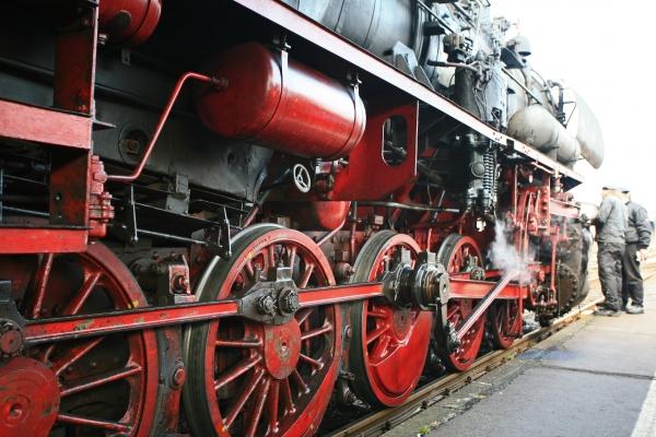 Räde rund Achsen einer Lokomotive B52 a Dieter Ritter