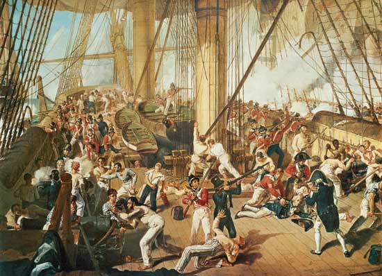 The Battle of Trafalgar 21 October 1805 a Denis Dighton