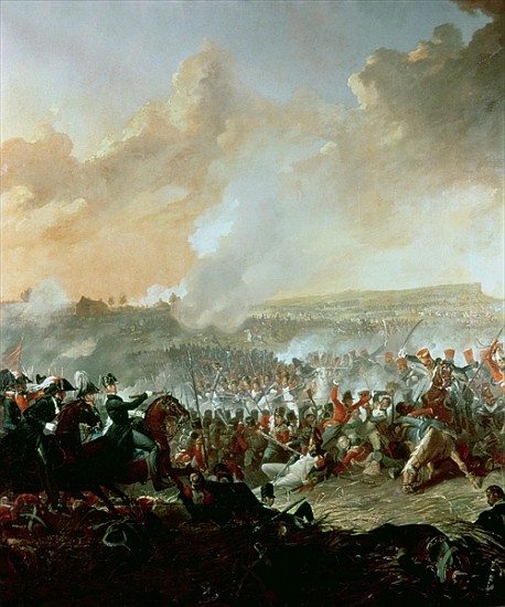 The Battle of Waterloo, 18th June 1815 (detail of 209202) a Denis Dighton