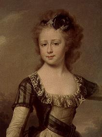 Portrait of the great princess Maria Pawlowna. a Dimitrij Grigorjewitsch Lewizkij