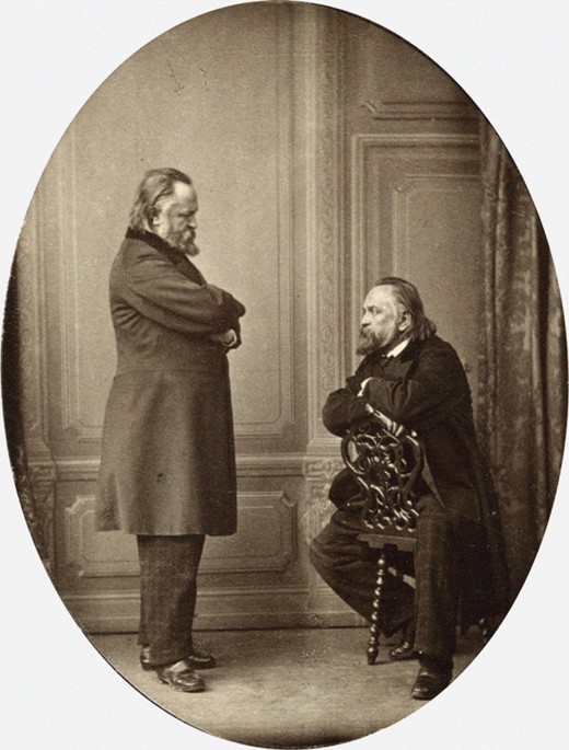 Herzen against Herzen. Double Portrait of Aleksandr Ivanovich Herzen (1812-1870) a Dimitrij Grigorjewitsch Lewizkij