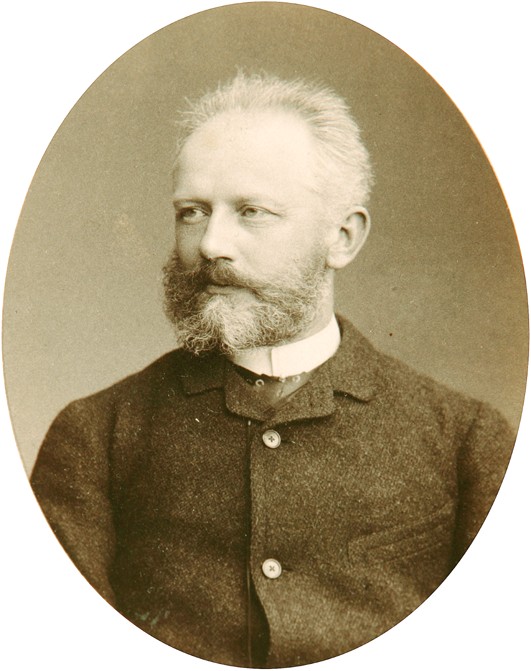 Portrait of the composer Pyotr I. Tchaikovsky (1840-1893) a Dimitrij Grigorjewitsch Lewizkij