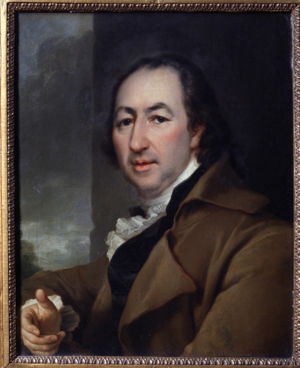 Portrait of the writer Nikolay I. Novikov (1744-1818) a Dimitrij Grigorjewitsch Lewizkij