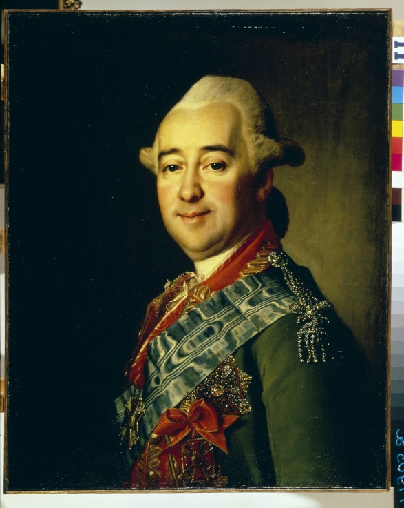 Portrait of General Mikhail Krechetnikov (1729-1793) a Dimitrij Grigorjewitsch Lewizkij