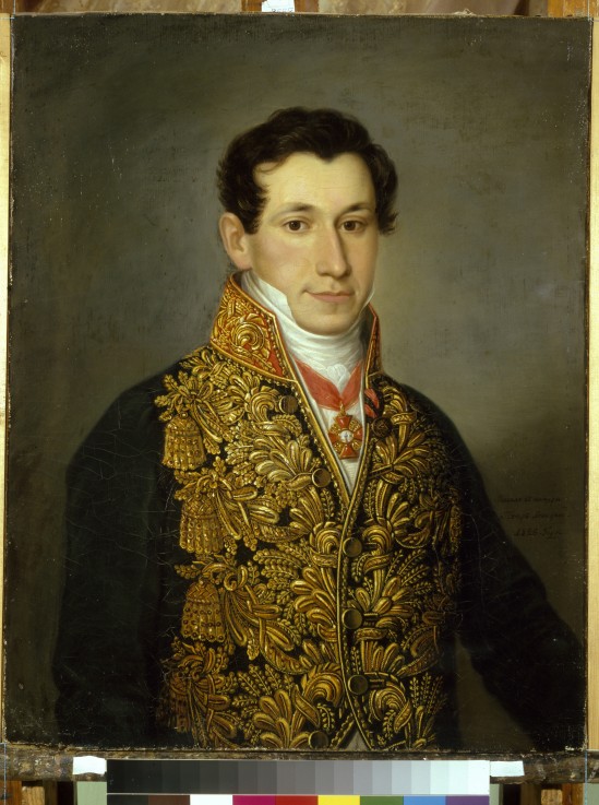 Portrait of Grigory Mitusov (1795-1871) a Dimitrij Grigorjewitsch Lewizkij