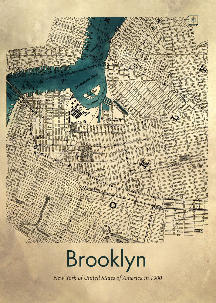 Brooklyn map a Dionisis Gemos