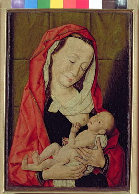 Madonna and Child (panel) a Dirck Bouts