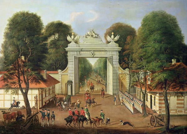 Sentry at the Jaegertor, Potsdam, c.1735 a Dismar Degen
